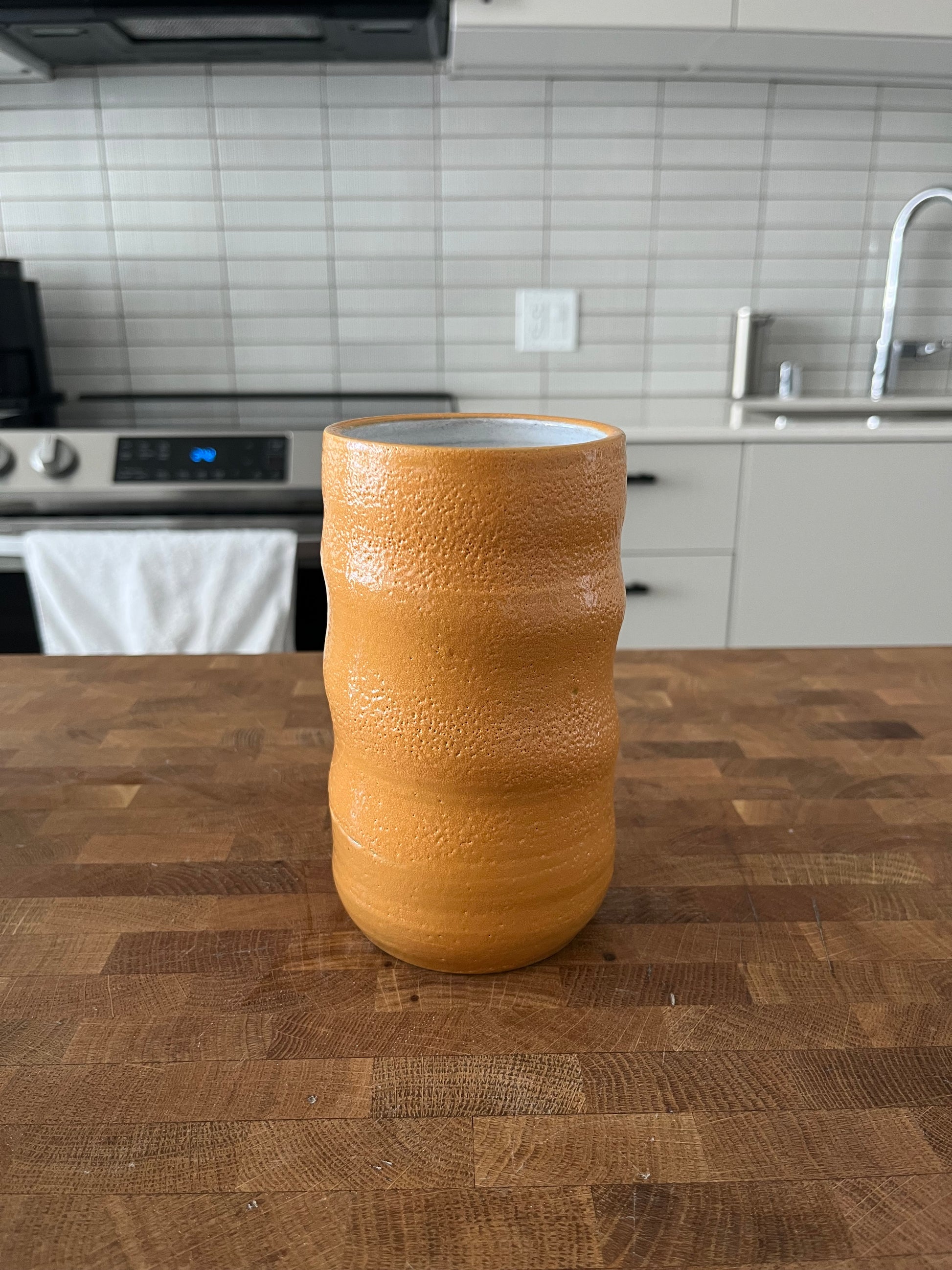Creamsicle Vase