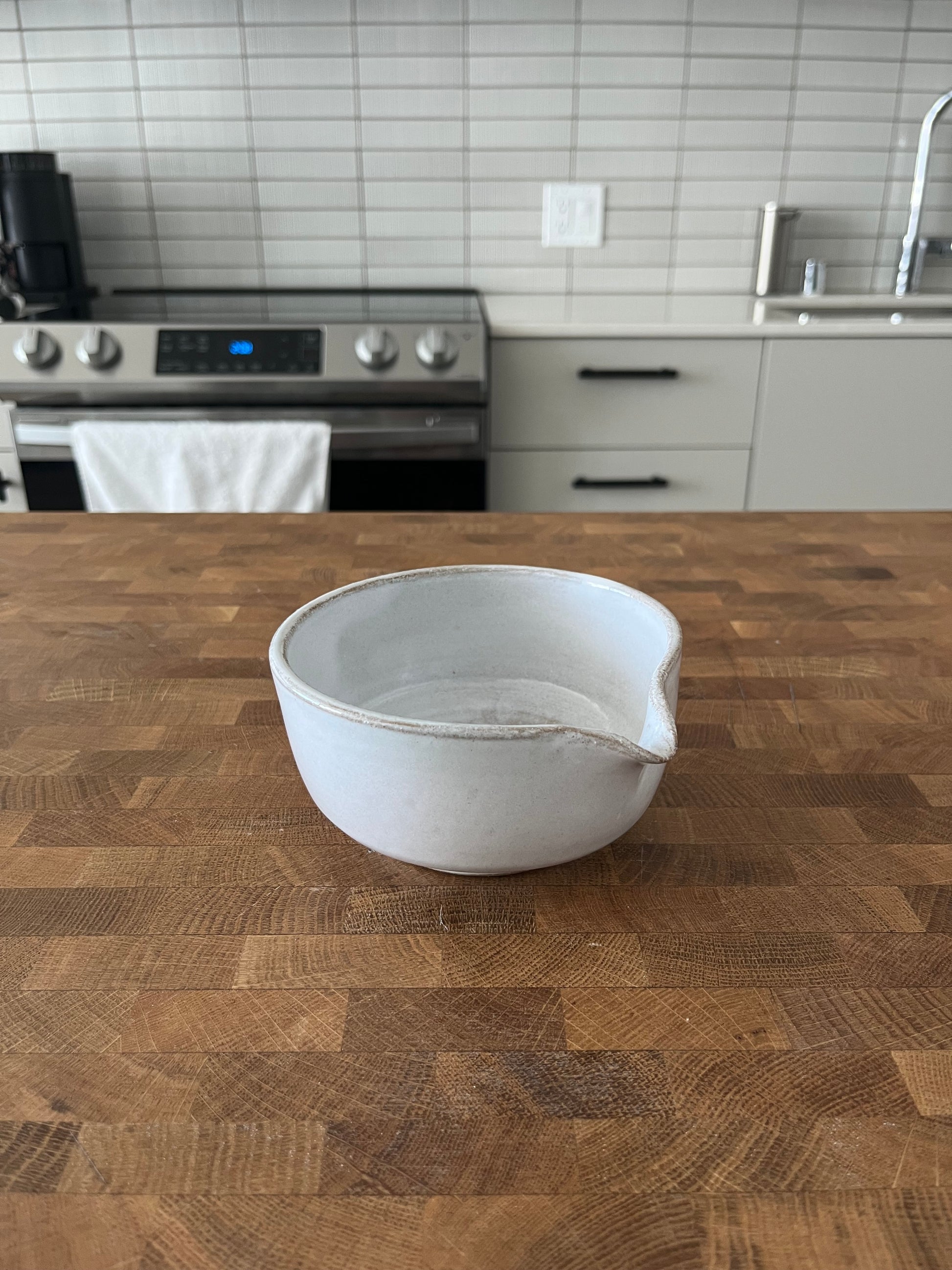White Matcha Bowl