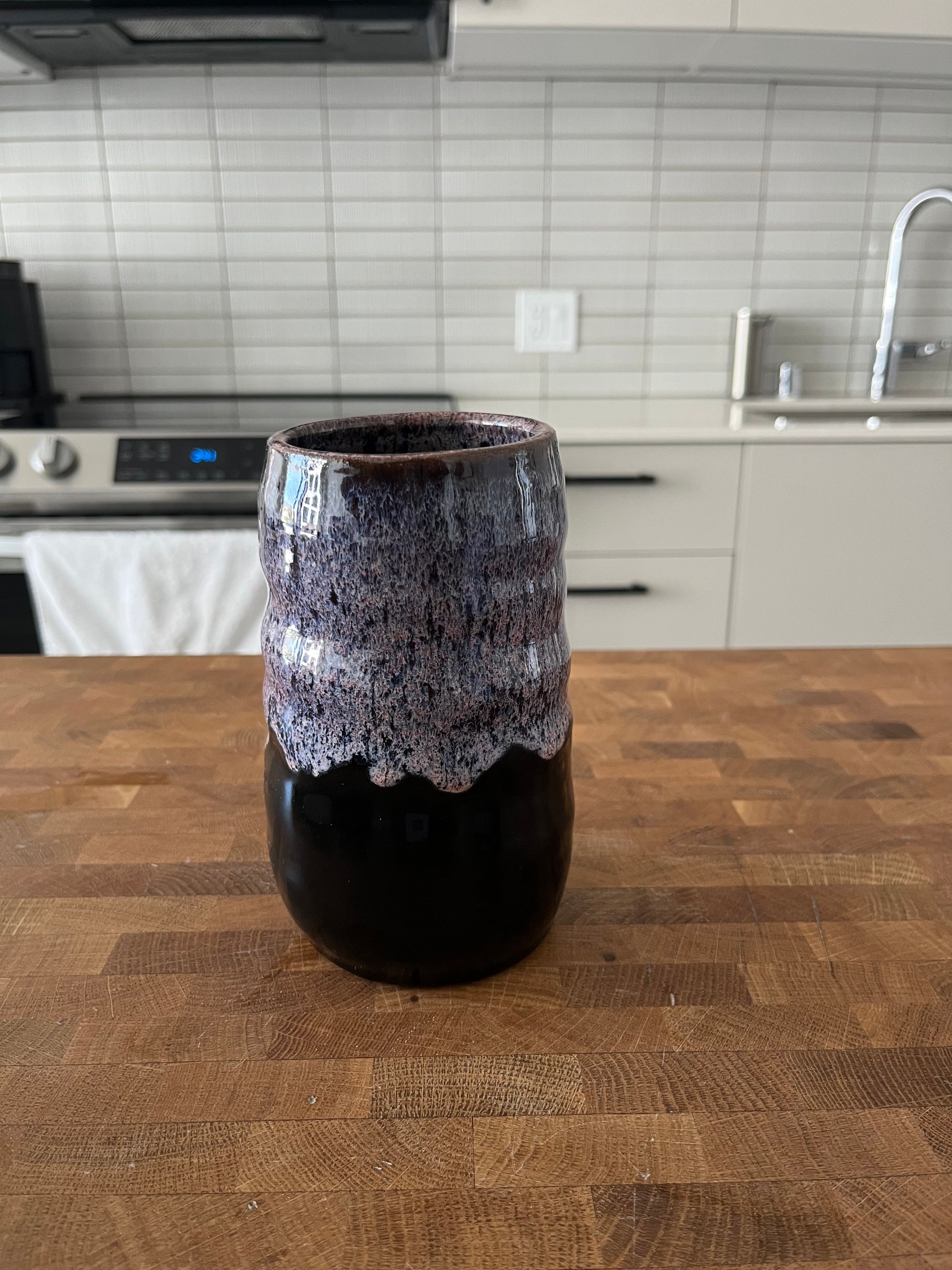 Black Pink Vase