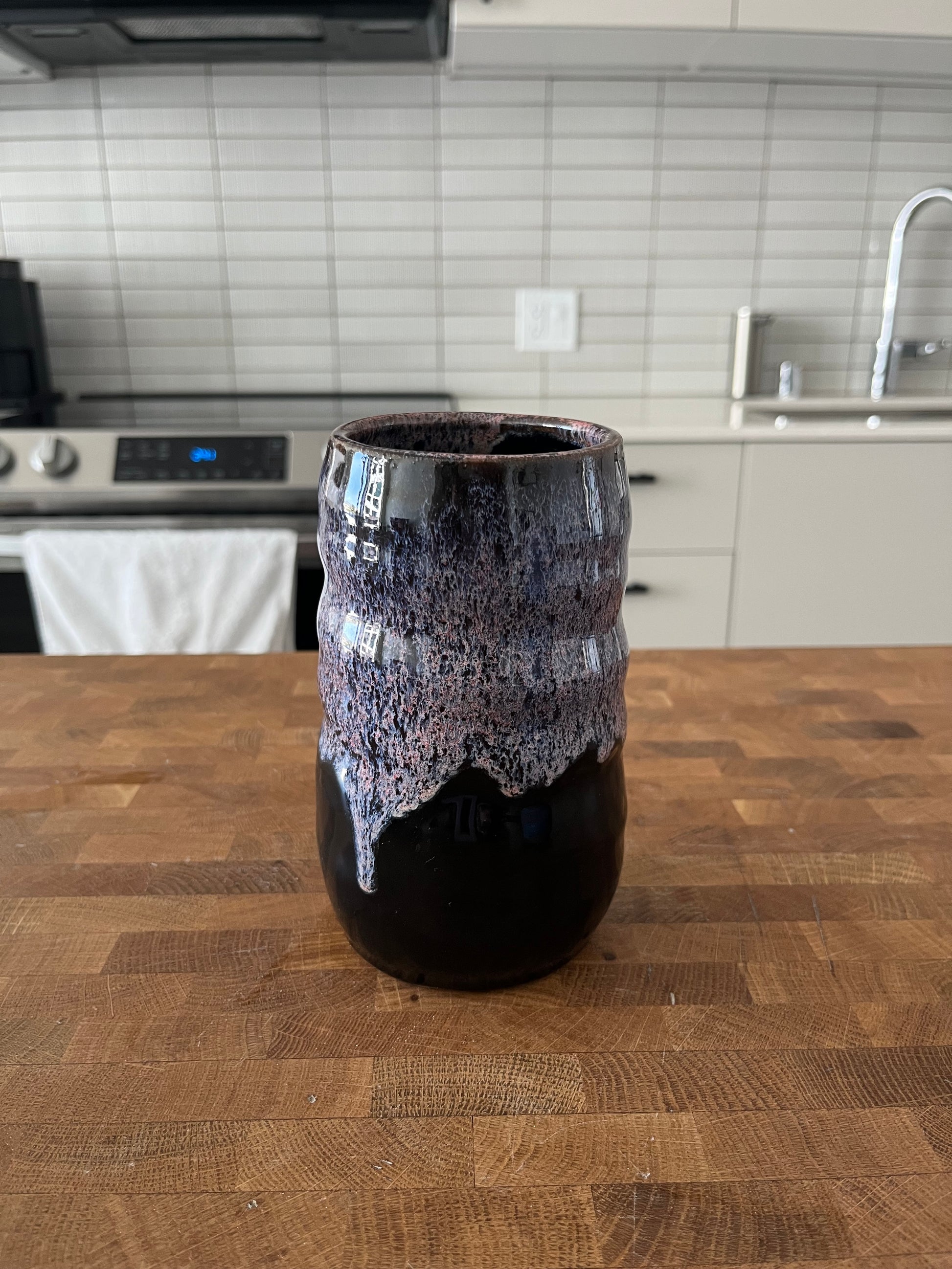 Black Pink Vase