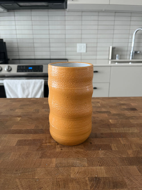 Creamsicle Vase
