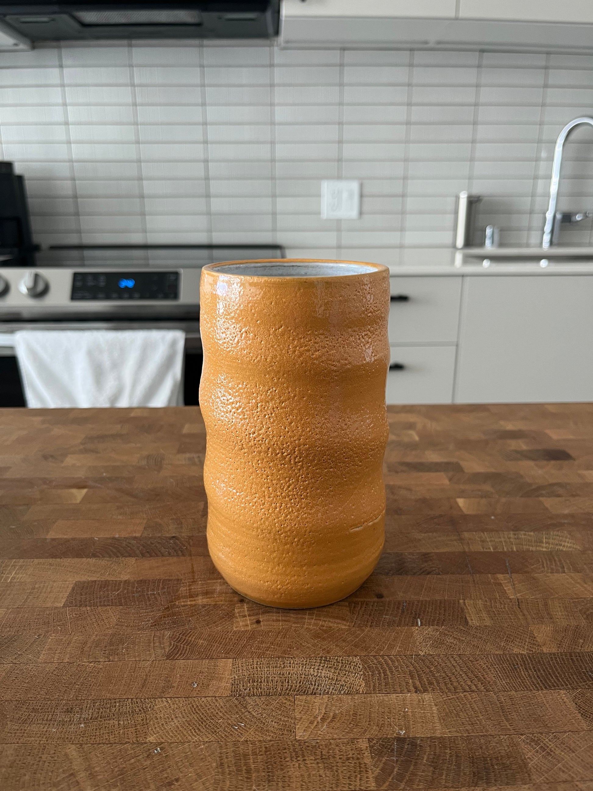 Creamsicle Vase